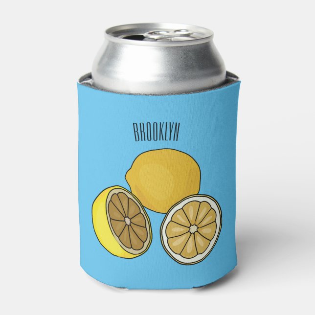 Rafraîchisseur Pour Canette Illustration de citron (Can devant)