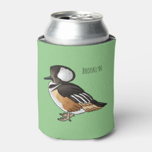 Rafraîchisseur Pour Canette Illustration de dessin animé d'oiseau mergule masq