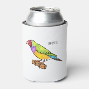 Rafraîchisseur Pour Canette illustration de dessin animé d'oiseau pinson de Go
