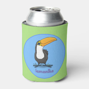 Rafraîchisseur Pour Canette Illustration de dessin humoristique du toucan joye