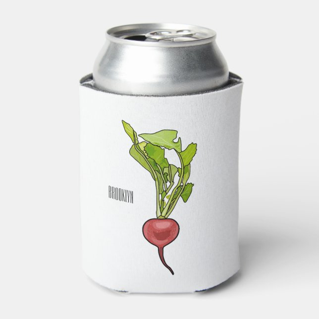 Rafraîchisseur Pour Canette Illustration de dessin Radish (Can devant)