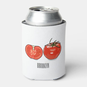 Rafraîchisseur Pour Canette Illustration de dessin sur la tomate