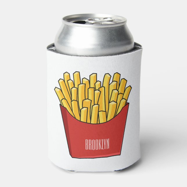Rafraîchisseur Pour Canette Illustration de frites (Can devant)