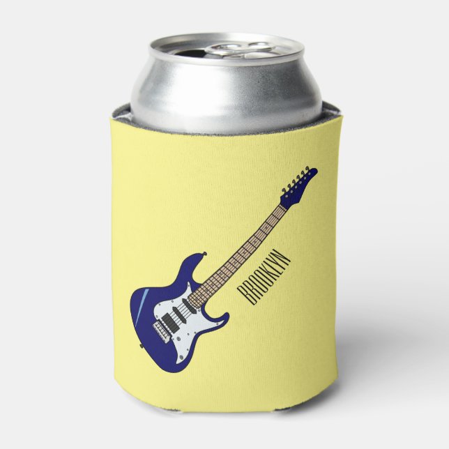 Rafraîchisseur Pour Canette Illustration de guitare électrique (Can devant)