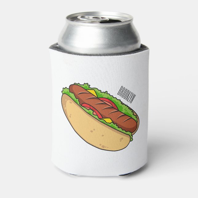 Rafraîchisseur Pour Canette Illustration de Hot dog (Can Dos)