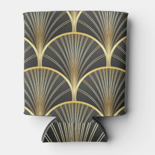 Rafraîchisseur Pour Canette Illustration de la texture géométrique Art Déco