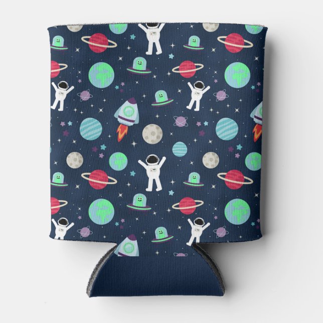 Rafraîchisseur Pour Canette illustration de motif spatial (Devant)