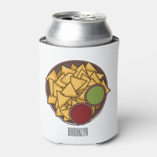 Rafraîchisseur Pour Canette Illustration de Nachos