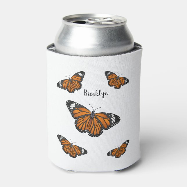 Rafraîchisseur Pour Canette Illustration de papillon monarque (Can devant)