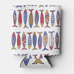 Rafraîchisseur Pour Canette Illustration de poisson mignon : Enfants Arrière -