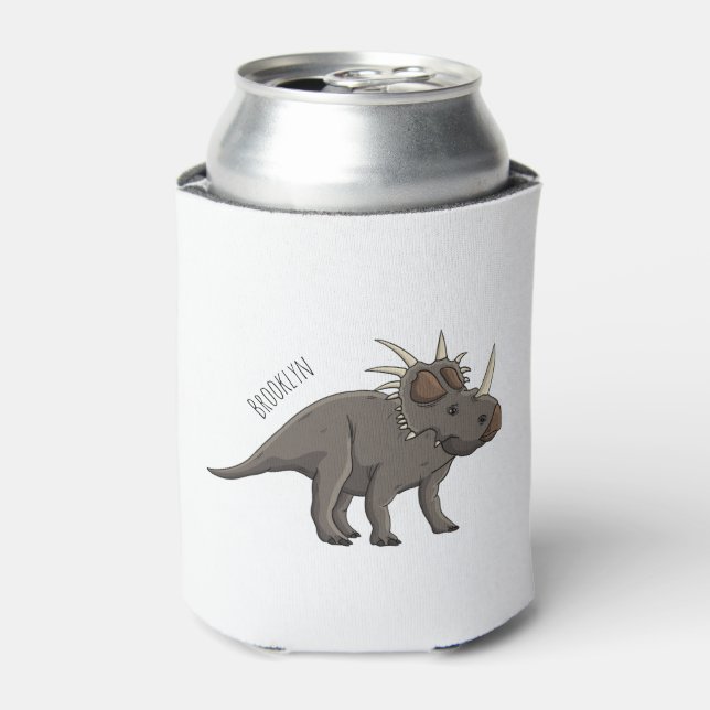 Rafraîchisseur Pour Canette Illustration de Styracosaurus (Can devant)