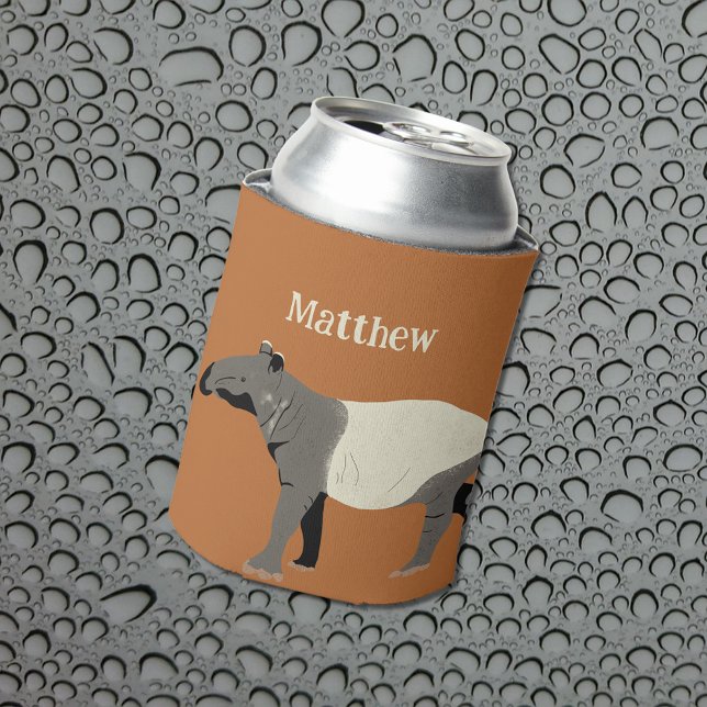 Rafraîchisseur Pour Canette Illustration de Tapir malais ou asiatique personna (Créateur téléchargé)