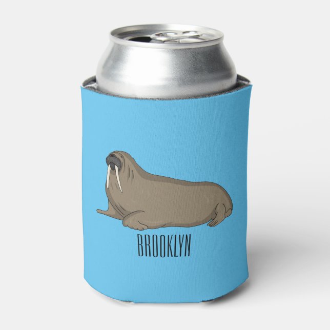 Rafraîchisseur Pour Canette Illustration de Walrus (Can devant)