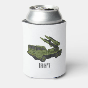 Rafraîchisseur Pour Canette Illustration d'un camion de missiles militaires