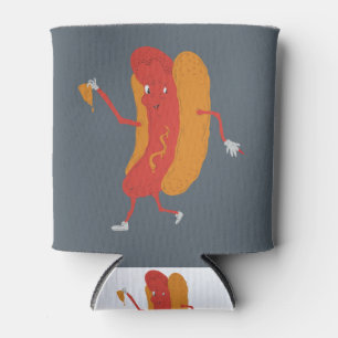 Rafraîchisseur Pour Canette Illustration Hot Dog