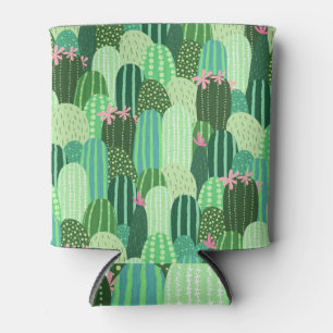 Rafraîchisseur Pour Canette Illustration Motif colorée Cactus