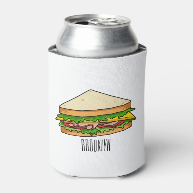 Rafraîchisseur Pour Canette Illustration Sandwich (Can devant)