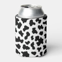 Impression cuir de vache noir et blanc 