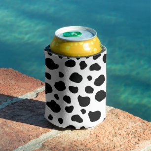 Rafraîchisseur Pour Canette Impression De Vache, Motif De Vache, Spots De Vach