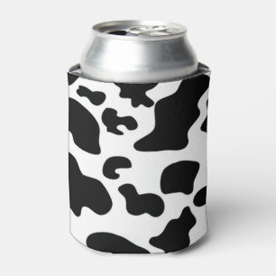 Rafraîchisseur Pour Canette Impression de vache noire et blanche