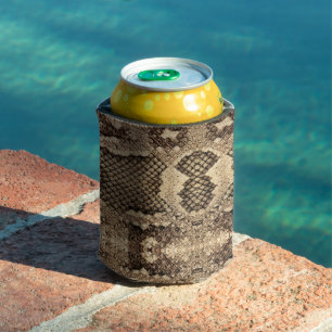 Rafraîchisseur Pour Canette Imprimé animalier peau de serpent exotique moderne
