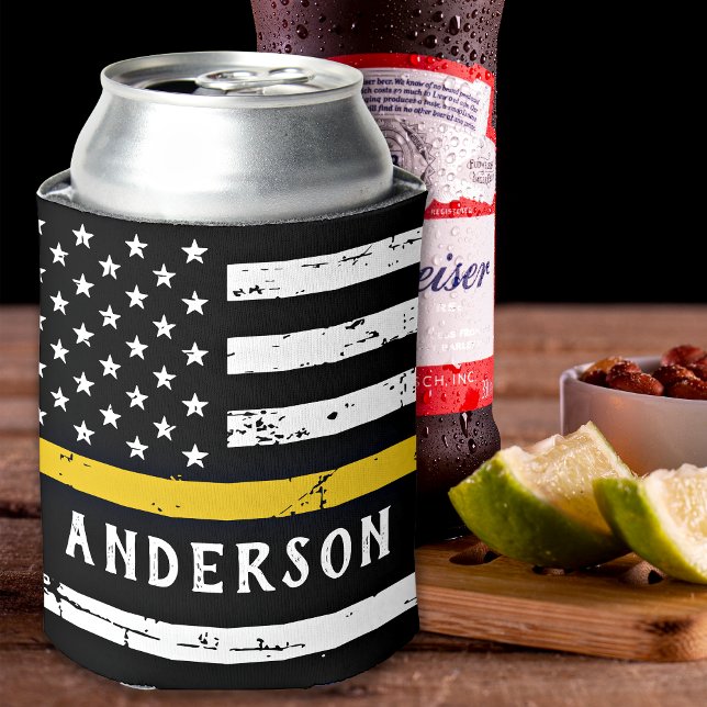 Rafraîchisseur Pour Canette Indicateur de ligne mince d'or personnalisé 911 Di (Créateur téléchargé)