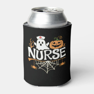 Rafraîchisseur Pour Canette Infirmière amusante Halloween Fantôme Design Essen