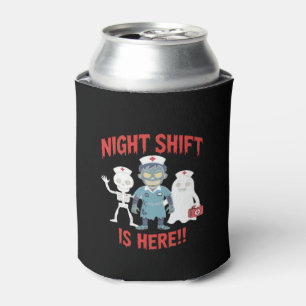 Rafraîchisseur Pour Canette Infirmière d'Halloween Funny Fantôme Squelette Zom