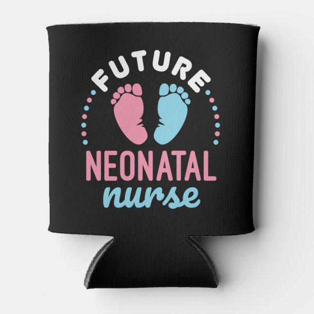 Rafraîchisseur Pour Canette Infirmière néonatale future NICU Infirmière (Devant)