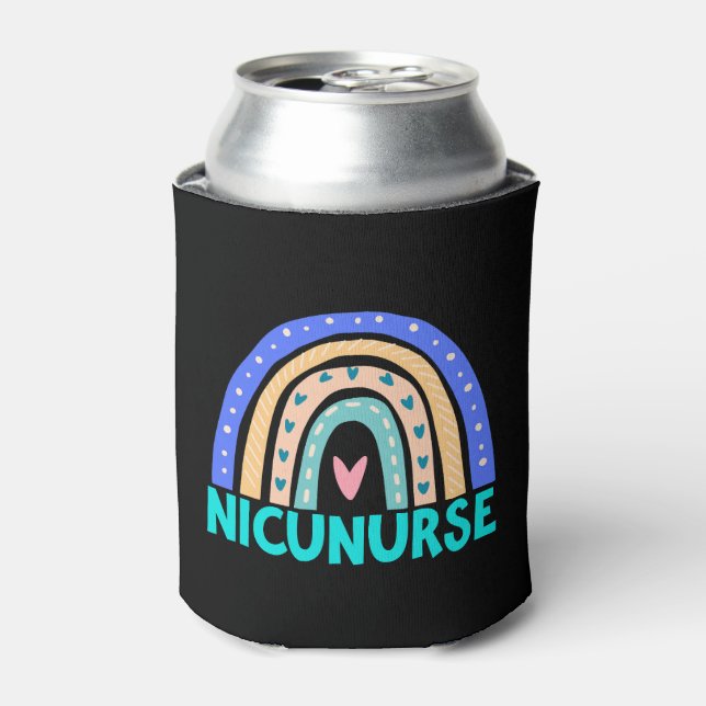 Rafraîchisseur Pour Canette infirmière nicu tee - shirts, infirmière nicu mign (Can devant)