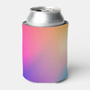 Rafraîchisseur Pour Canette Iridescente Neon Hot rose Photographie Cool arc-en