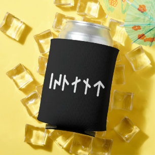 Rafraîchisseur Pour Canette Islande ᛁᛋᛚᛅᚾᛏ ~ Runes Futhark Jeune