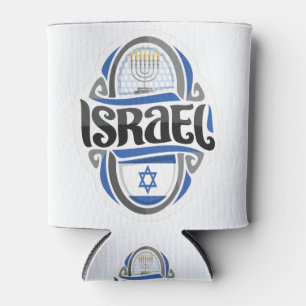 Rafraîchisseur Pour Canette Israël Drapeau Israël