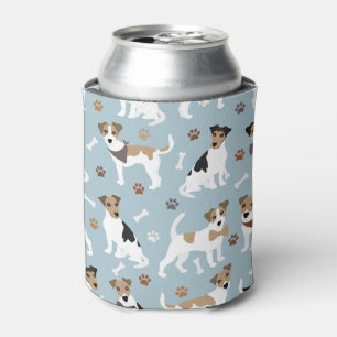 Rafraîchisseur Pour Canette Jack Russell Terrier Patrouilles et os