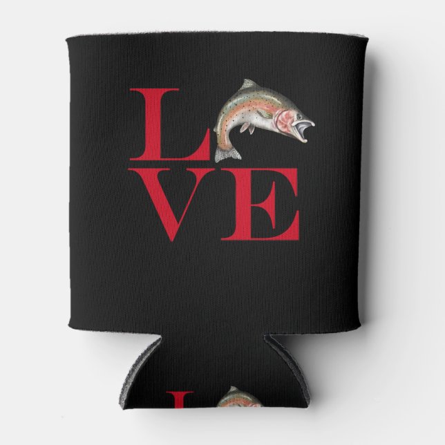 Rafraîchisseur Pour Canette J'adore la truite (Devant)