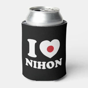 RAFRAÎCHISSEUR  POUR CANETTE J'AI LE COEUR [AMOUR] NIHON CAN COOLER