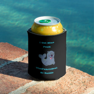 Rafraîchisseur Pour Canette J'Ai Obtenu Le Mien Du Sceau De Tissu À Zazzle