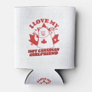 Rafraîchisseur Pour Canette J'aime ma copine canadienne sexy
