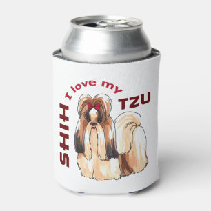 Rafraîchisseur Pour Canette J'aime mon chih Tzu
