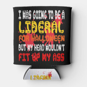 Rafraîchisseur Pour Canette J'allais être libéral pour Halloween