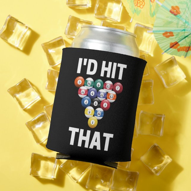 Rafraîchisseur Pour Canette J'allais frapper les amoureux du jeu de billard (Été in situ)