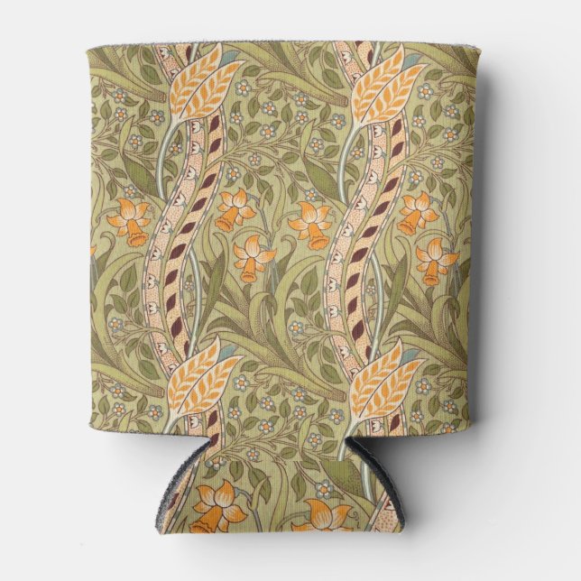 Rafraîchisseur Pour Canette Jardin de jonquilles de William Morris Fleur Class (Devant)