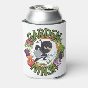 Rafraîchisseur Pour Canette Jardin Ninja Design - Jardin amusant Graphisme