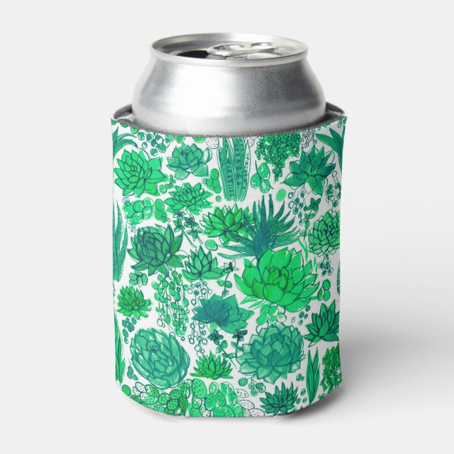Rafraîchisseur Pour Canette Jardin succulent (Can devant)