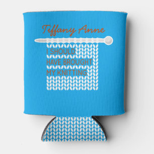 Rafraîchisseur Pour Canette J'Aurais Dû Apporter Mon Tricot - Blanc