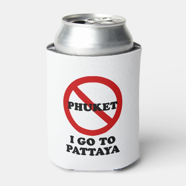 RAFRAÎCHISSEUR  POUR CANETTE JE VAIS À PATTAYA (Can devant)