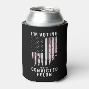 Rafraîchisseur Pour Canette Je vote pour le féon condamné pro Trump 2024