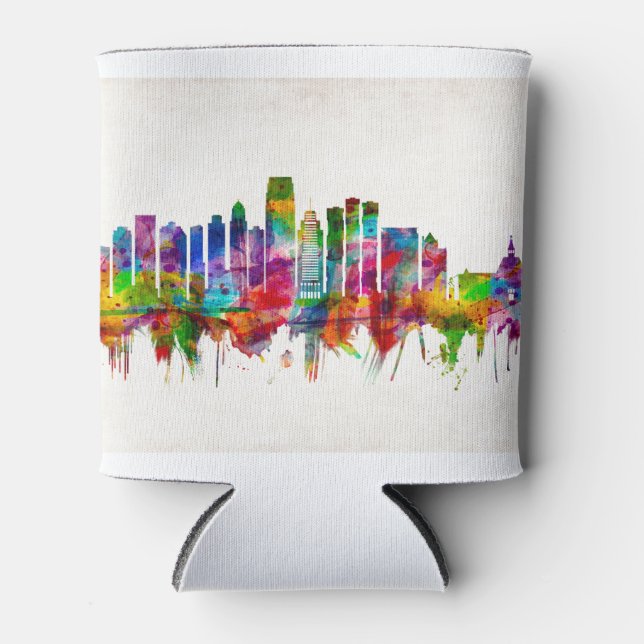 Rafraîchisseur Pour Canette Jersey City New Jersey Skyline (Devant)