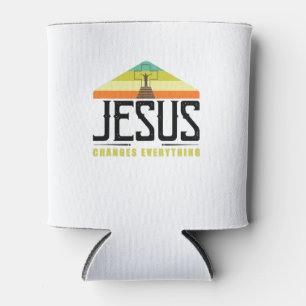 Rafraîchisseur Pour Canette Jésus change tout l'Église chrétienne Vintage