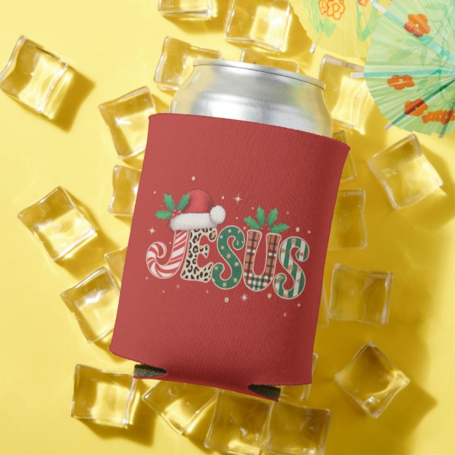 Rafraîchisseur Pour Canette Jésus chrétien Religieux Dire Foi Bible Verse (Été in situ)